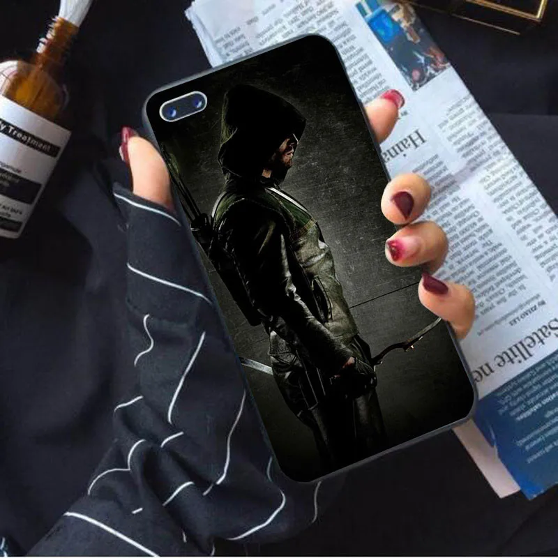 case 3 Чехол для телефона Зеленая Стрела, мягкий чехол для iphone 8 7 Plus X 6 6 S XS Max xr SE 10 5 5S, крутой дизайн, силиконовый чехол для мобильного телефона - Цвет: case 3