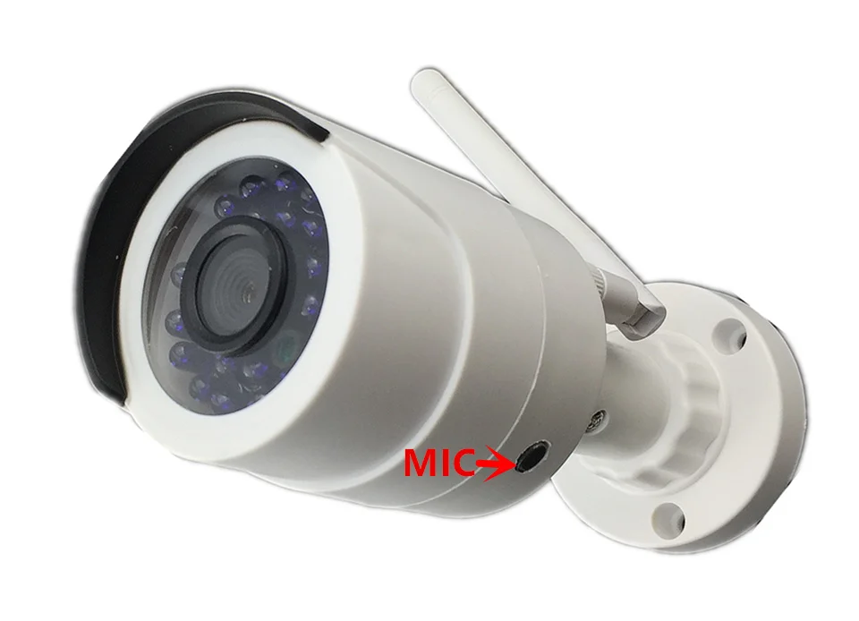 Wi Fi беспроводная ip камера 720 P/960 P интегрированный микрофон аудио 24 светодиода