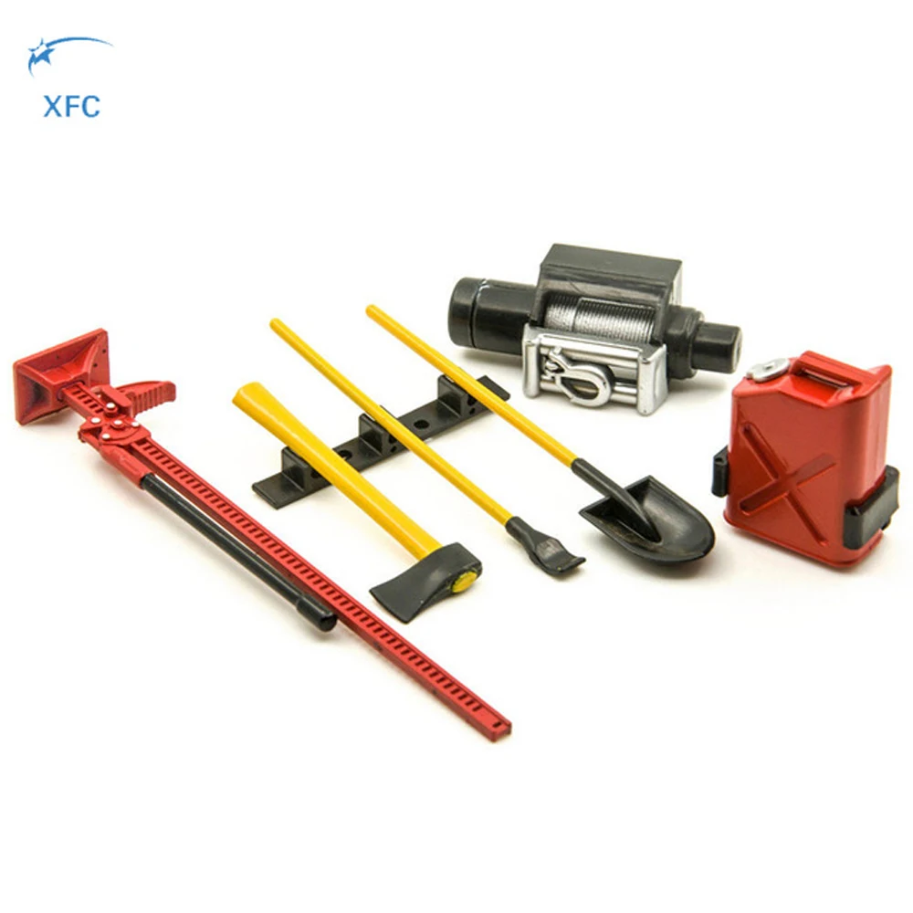 Мини Топливные баки для мотоциклов лебедки Jack Инструменты Набор 1/10 RC D90 D110 осевой