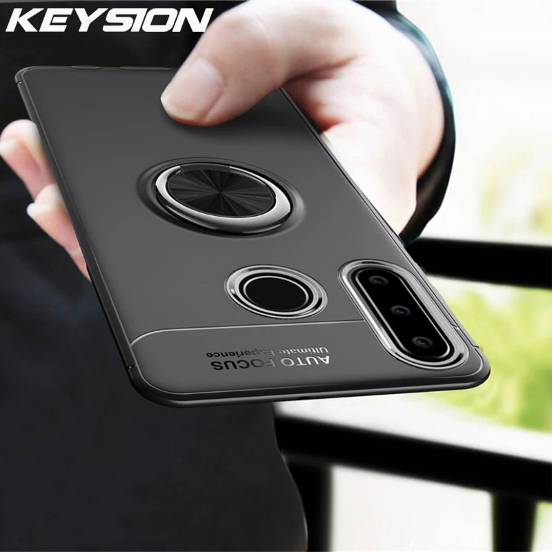 Чехол KEYSION для телефона Huawei honor 10i чехол с магнитным кольцом подставкой