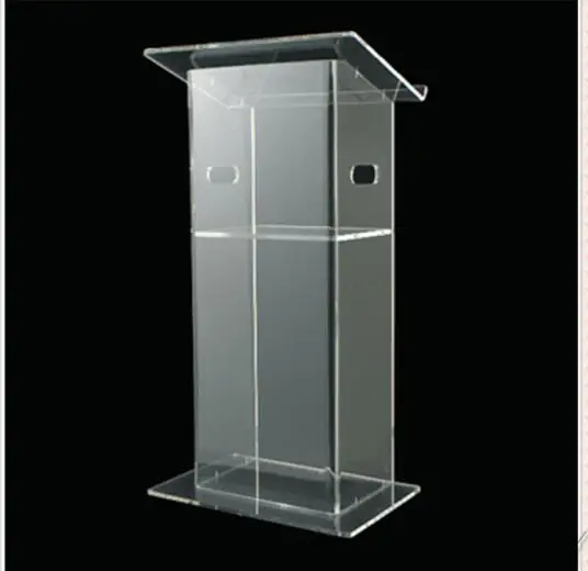 Clear Acrylic Lecterns Church Pulpit Conference Podiums Speech Lectern Clear Church Podium Crystal Pulpit Clear Acrylic Lecterns made in china acrylic desk lectern modern design acrylic lectern