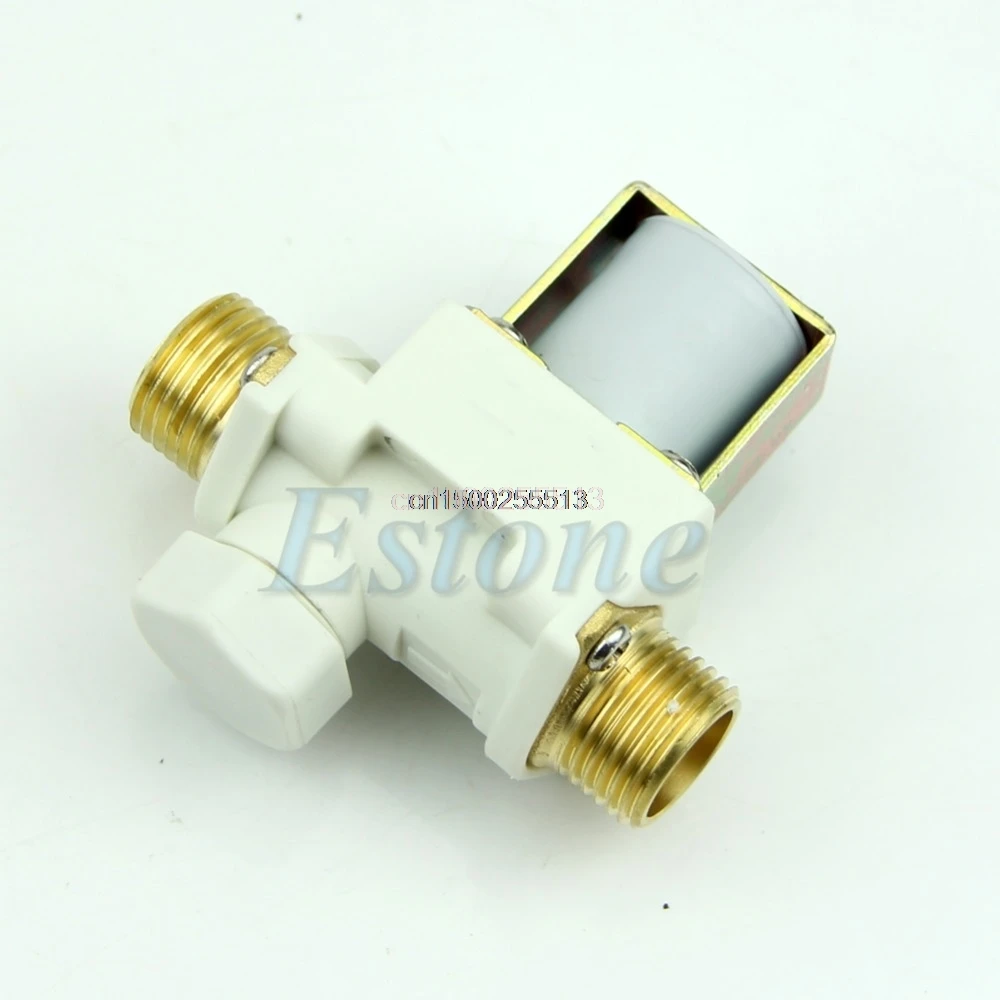 Электрический электромагнитный клапан 1/2 дюйма для воды Air N/C нормально закрытый