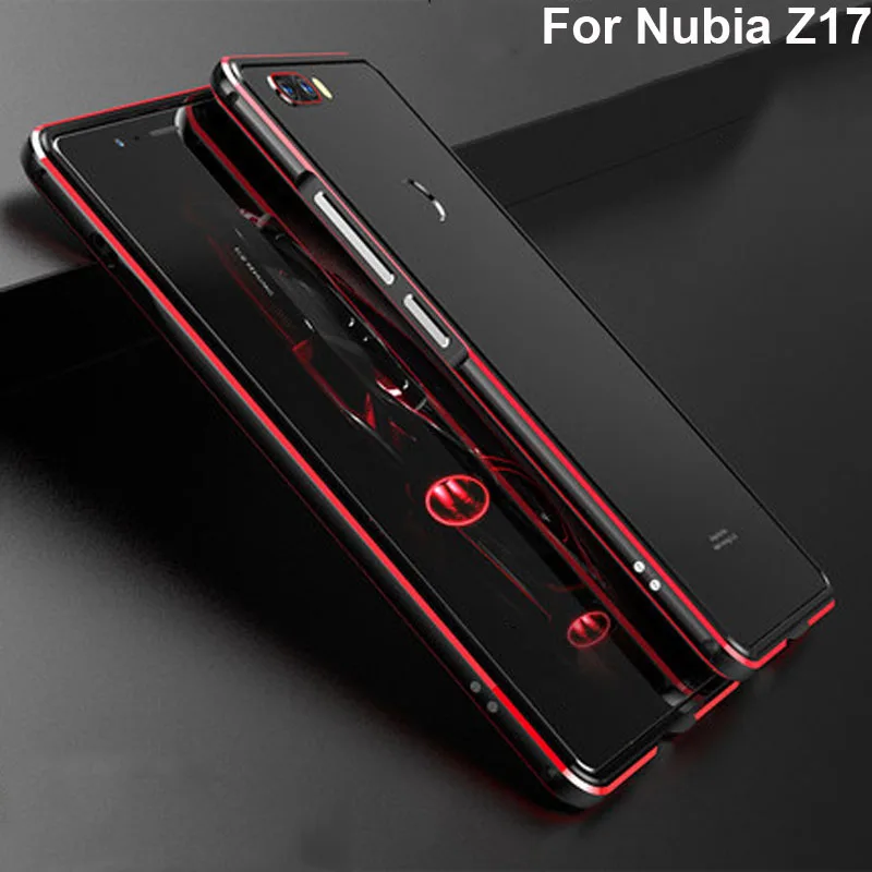 Чехол s для Nubia Z17 чехол жесткая задняя крышка ПК металлический бампер деловой Z 17