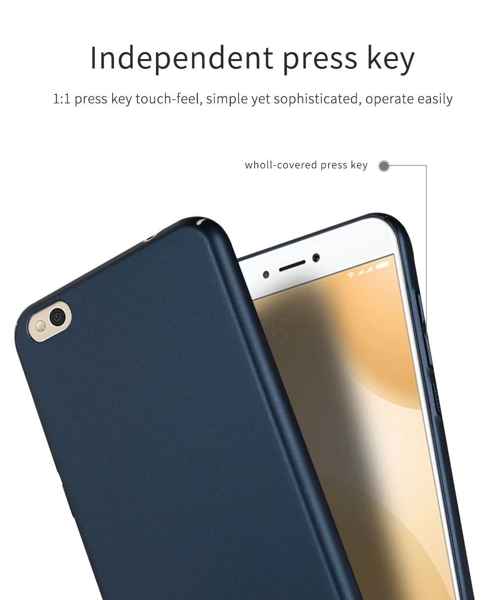 Для Xiaomi 5C Дело ПК Жесткий Высокое качество задняя крышка для |