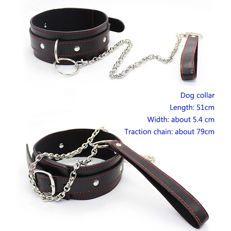 Аксессуары для секс игрушек ошейник собак Кожевенная одежда флирт пар собачья
