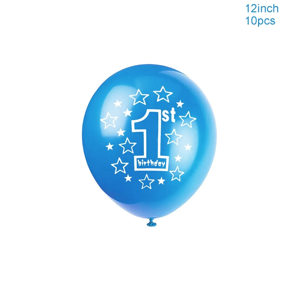 LAPHIL Baby Shower, 10 шт., голубые, розовые латексные шары для малышей, первый день рождения, украшение для вечеринки, Детские конфетти, воздушные шары, 1st вечерние принадлежности