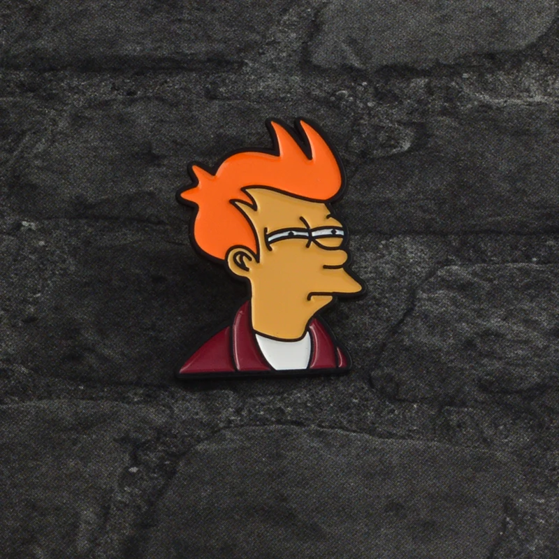 Мисс Зое из комиксов Futurama Philip J. Фрай нагрудные знаки значки джинсовая куртка булавка рубашка с пряжкой значок Мода значок подарок для детей