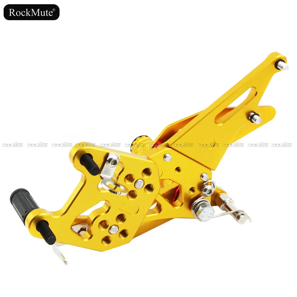 Подножки для мотоцикла для Honda CBR 600RR CBR600RR 2007- ЧПУ Регулируемая подножка рычаг переключения передач тормозной педальные подложки для ног сзади комплект