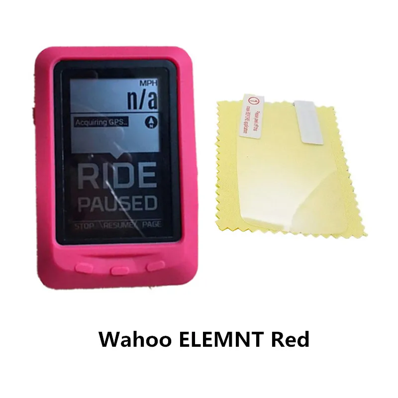 Универсальный силиконовый чехол и Защита экрана для Wahoo Elemnt Mini GPS Велосипедный