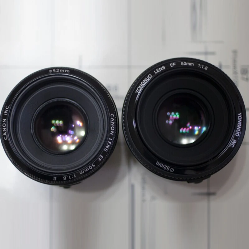 Ulanzi Yongnuo YN50mm F1.8 AF объектив MF YN 50 мм Автофокус Объектив для Canon EOS DSLR камер 60D 70D 5D2 5D3
