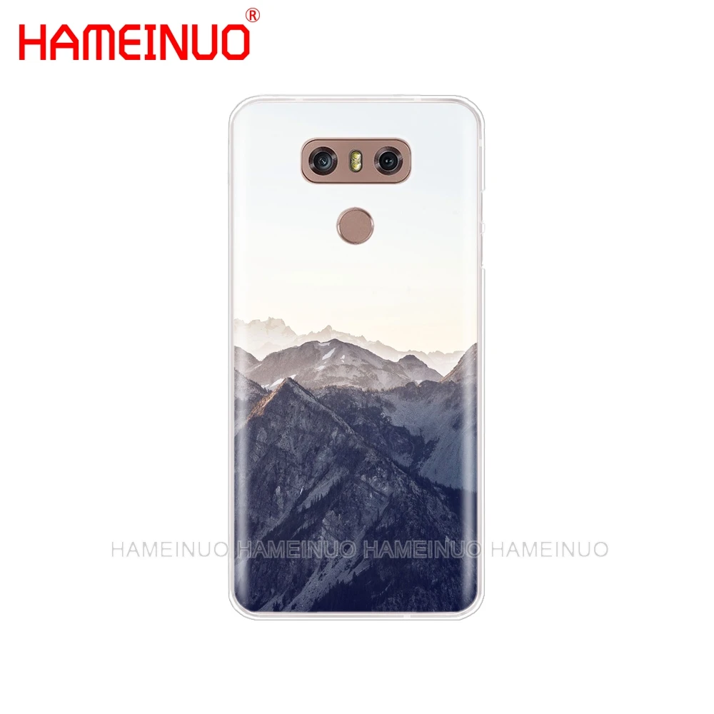 HAMEINUO чехол для телефона с изображением гор леса облаков LG G7 Q6 G6 MINI G5 K10 K4 K8 2017 2016 X