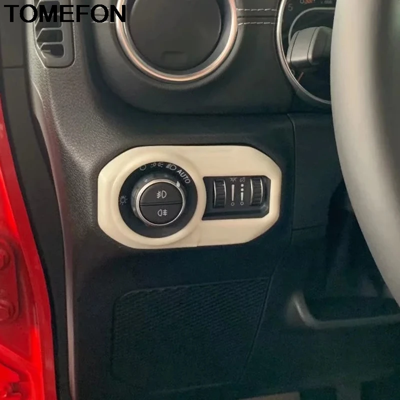 TOMEFON для Jeep Wrangler SUV 2018 2019 спереди головной светильник отрегулировать кнопка