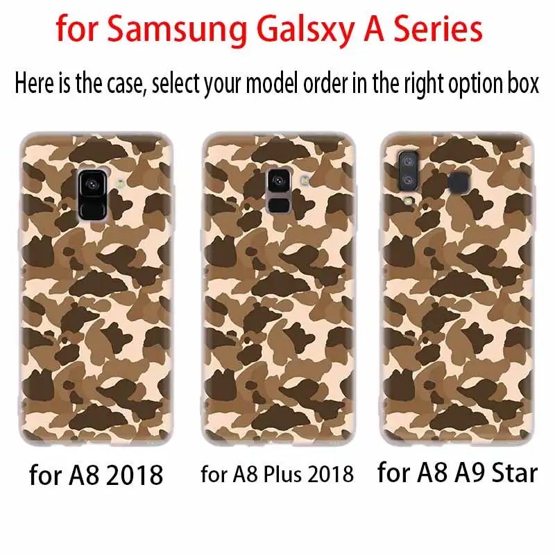 Чехол Камуфляжный для Samsung A42/A52/A72/A32/A12/A71/A51/A70/A50/A20/A30/A20S/A21S/A50S/A6/A7/A8 2018 | Мобильные