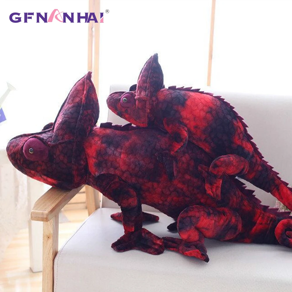 

Simulation reptiles Lizard chameleon Plush Toys High Quality Personality animal doll Pillow for kids Birthday Christmas Gifts