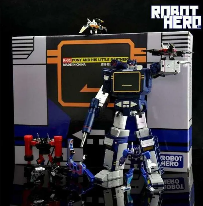 Robot Hero K-01 Pony MP-13 Masterpiece Sound Wave Includes 6 Converting Microcassettes MP Size | Игровые фигурки и наборы