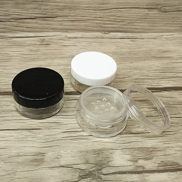 2 г пластиковая банка жестяная с ситом для теней век контейнер питания Косметика