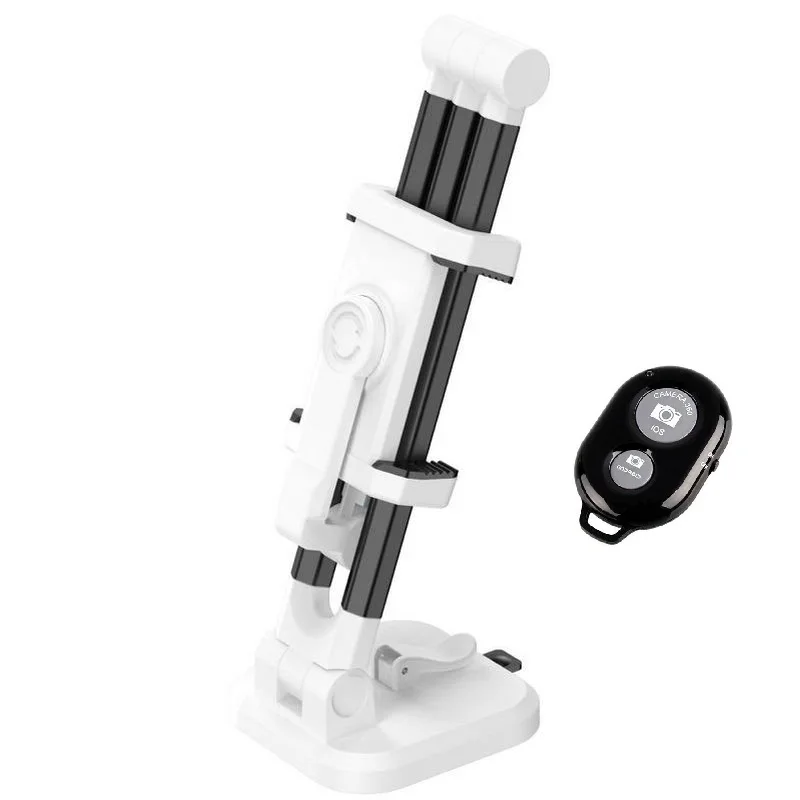 black with shutter JOYTOP ленивый кронштейн селфи-Палка с беспроводным Bluetooth затвором для живого просмотра ТВ и живого потока для 3-6,5 дюймового мобильного телефона - Цвет: black with shutter