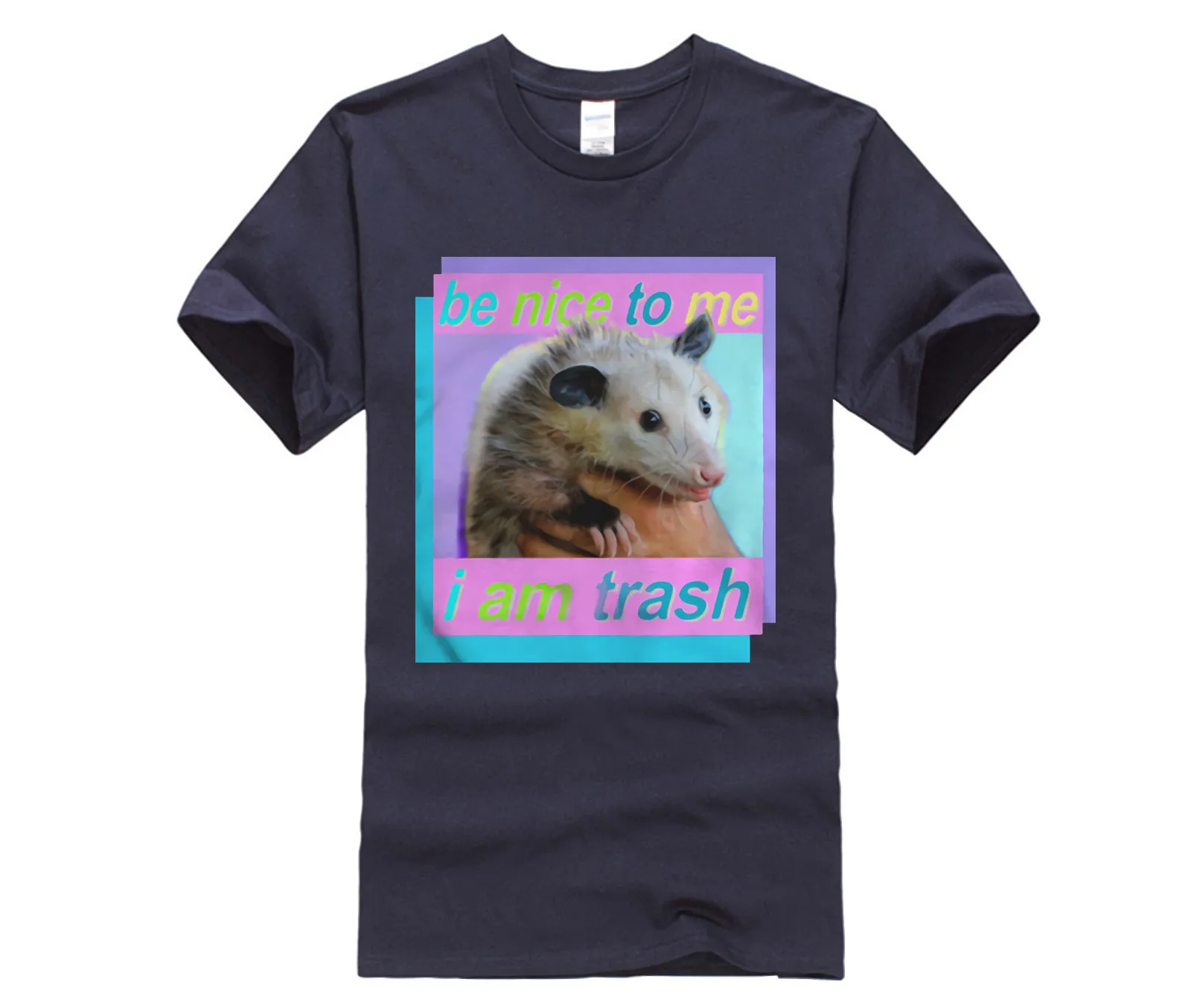 navy Opossum будьте добры ко мне я мусорная рубашка - Цвет: navy