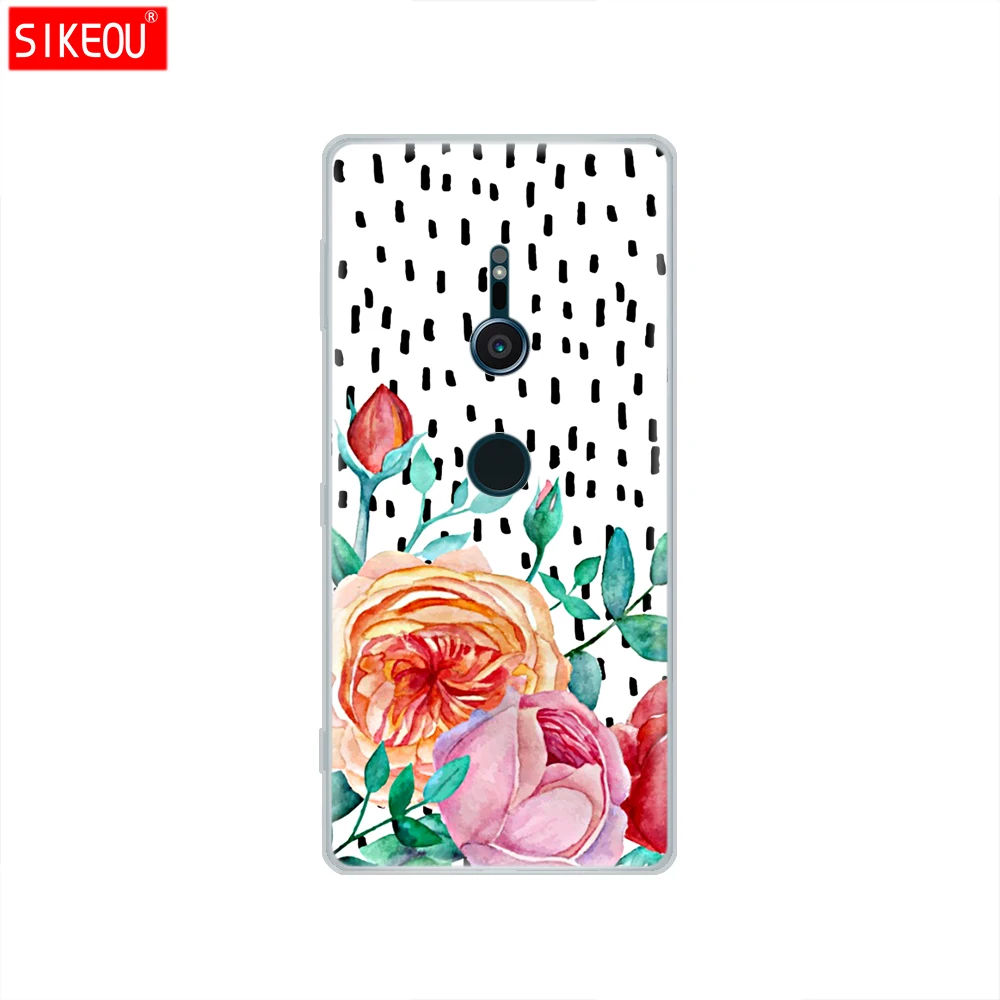 SIKEOU Silicon Soft Clear TPU For Sony Xperia XZ2 Case Compact Cover XZ1 /XZ1 Compact/XZ Premium Cases |