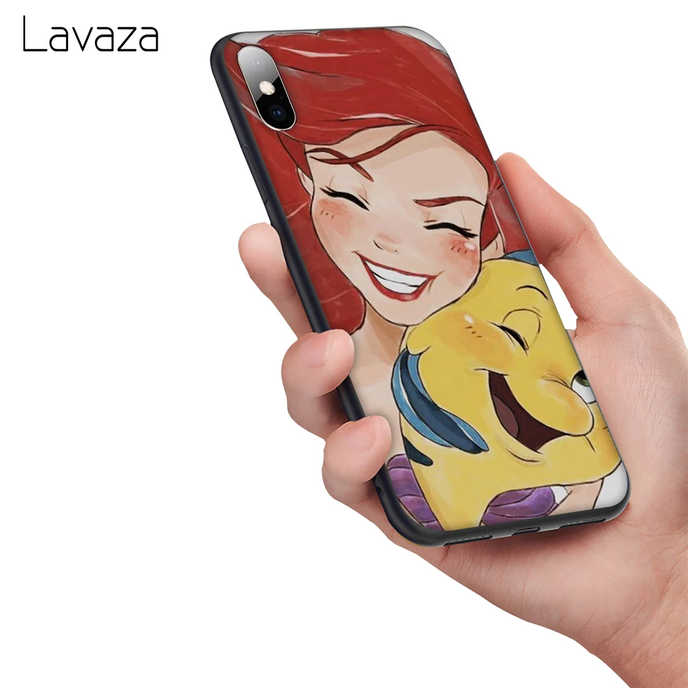 Lavaza Princess Ariel Soft Silicone Case Cover for Apple iPhone 6 6S 7 8 Plus 5 5S SE X XS 11 Pro MAX XR |