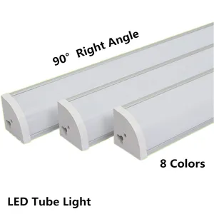 Угловая светодиодная балка 90 градусов, алюминиевая жесткая лампа теплого белого света для кабинета, 2835, 17, 30 светодиодный 30 см, 50 см в форме V