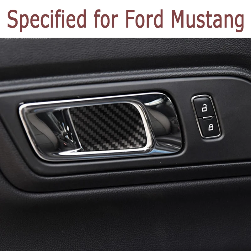 3D наклейки из углеродного волокна для стайлинга автомобиля отделка Ford Mustang 2015 2016