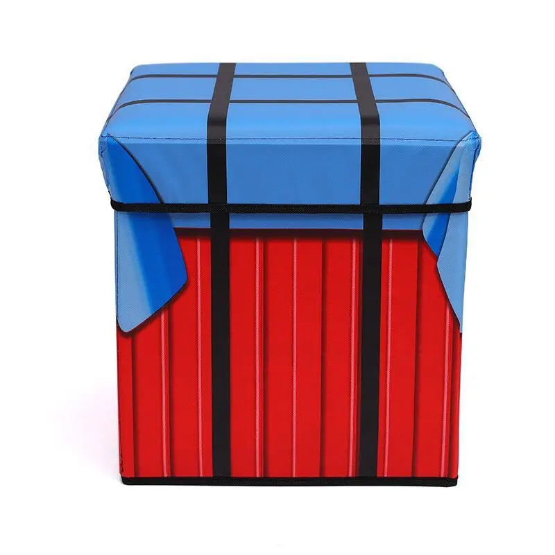 30cm Big Size PUBG Airdrop Supply Box Storage Small Seat Cosplay Prop Toy Can Fold | Action Figures
