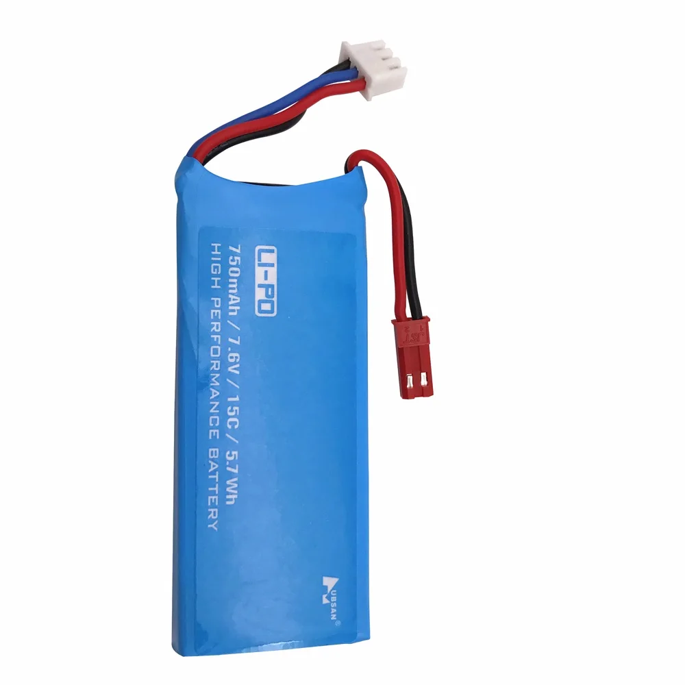 Original Battery for Hubsan H216A X4 RC Quadcopter Spare Parts 7.6V 750mAh toy battery Drone Backup 15C 2PCS | Игрушки и хобби