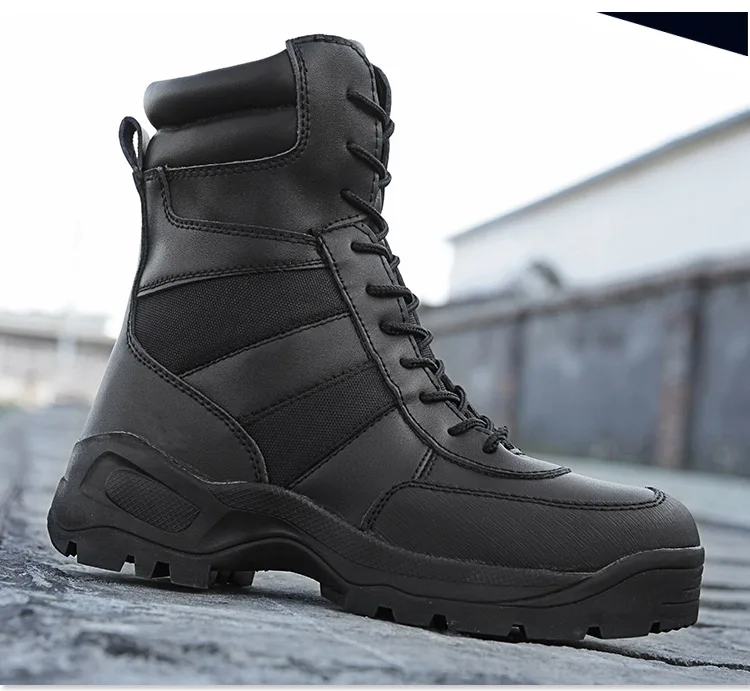 Тактический осень Армейские сапоги Для мужчин Bota Masculina Армейская Обувь город мотоботы работы Satety обувь, ботинки, обувь