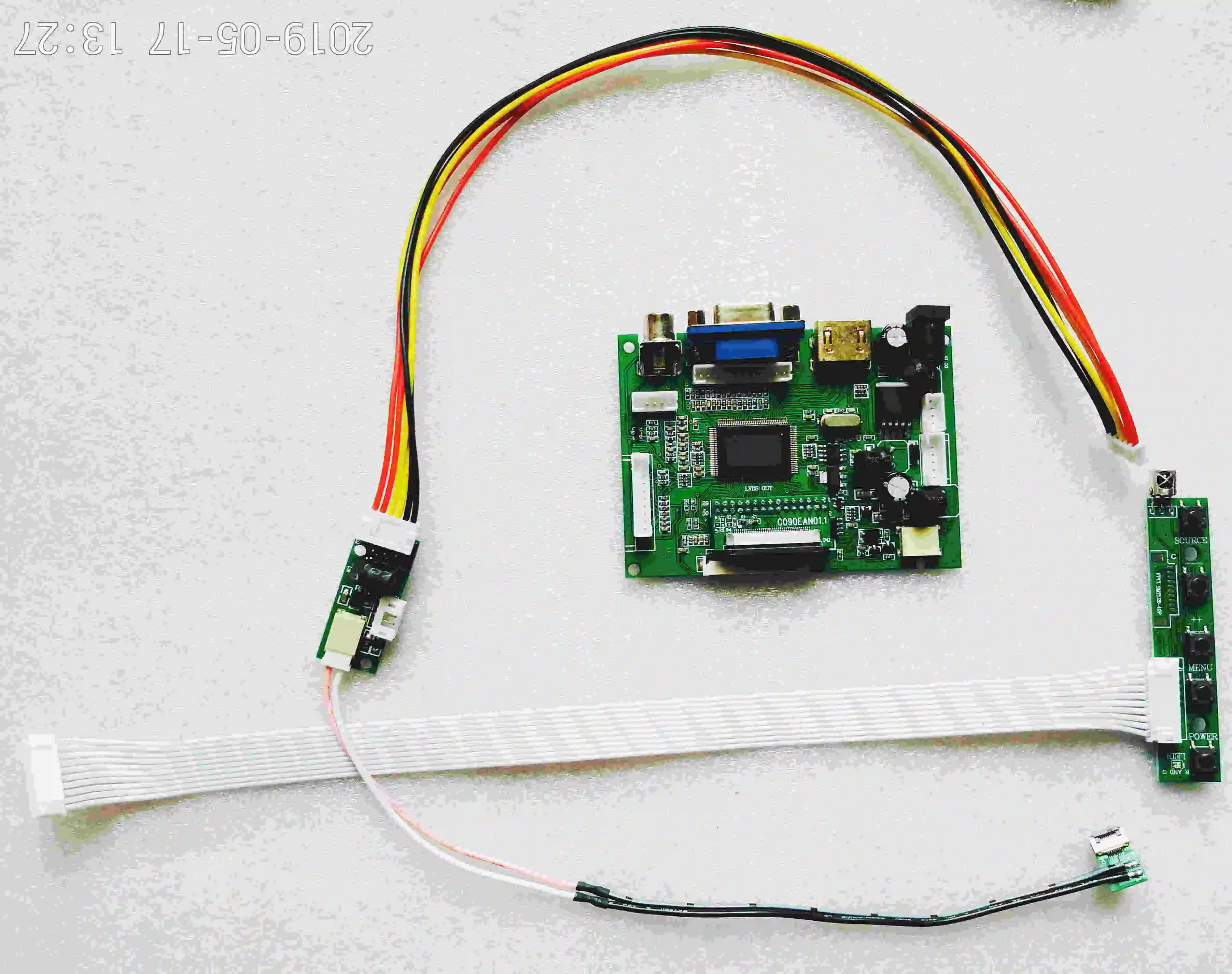 driver board 9 дюймов 1280*720 ips lcd 680ccd HDMI VGA AV поддержка Реверсивный приоритет для Carpc DIY промышленный компьютер - Цвет: driver board
