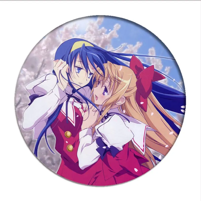 1 шт. Kannazuki no Miko Значки для косплея Kurusugawa Himeko брошь булавки Himemiya Chikane коллекция