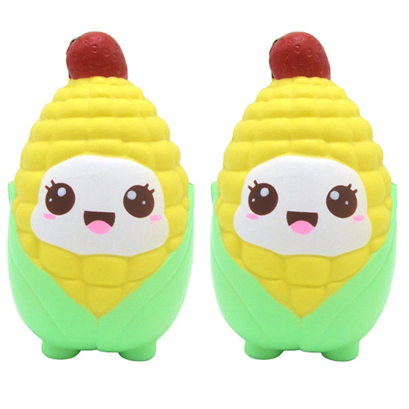 Jumbo Kawaii Кукуруза мягкое моделирование PU хлеб сжатие торта игрушка сладкий