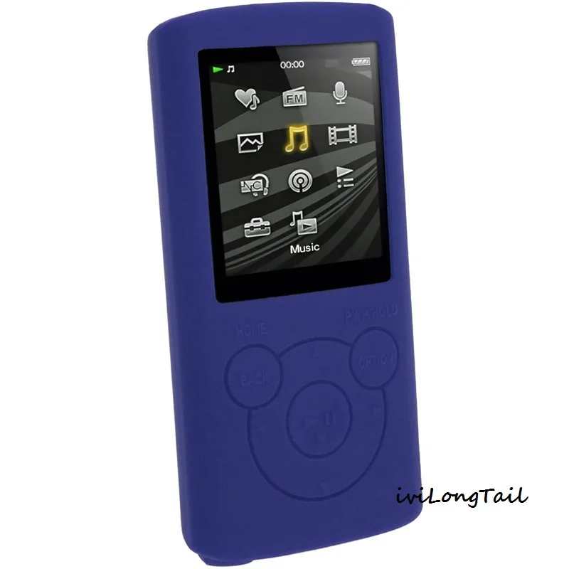 Силиконовый чехол для sony Walkman NWZ E383 E384 E385 случае 384 385 Резина гель кожи Mp3 охватывает