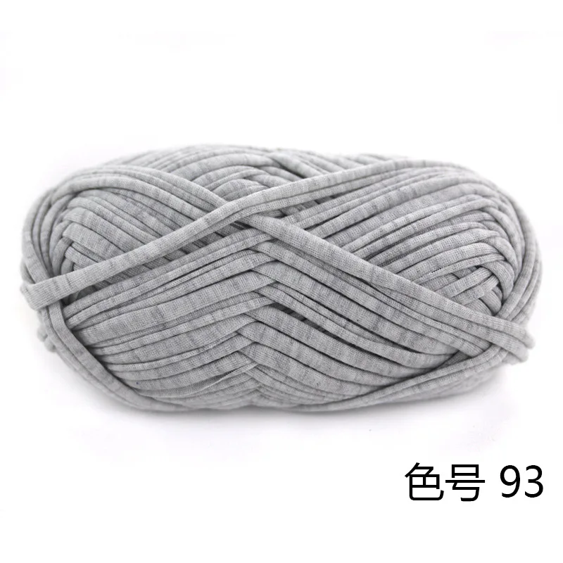 2 шт. DIY Вязание Шерсть креативная пряжа Экологичная 100 г Skein ручной работы Смешанная лента футболка пряжа для вязания крючком - Цвет: 93