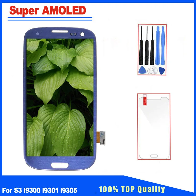 BackLight Adjustable Super AMOLED Display For Samsung Galaxy S3 i9300 i9305 LCD Touch Screen Digitizer Assembly Replacement | Мобильные