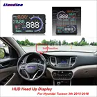 Автомобильный проектор Liandlee, HUD для Hyundai Tucson 3th 2015-2018, цифровой экран проектора, детектор расхода топлива