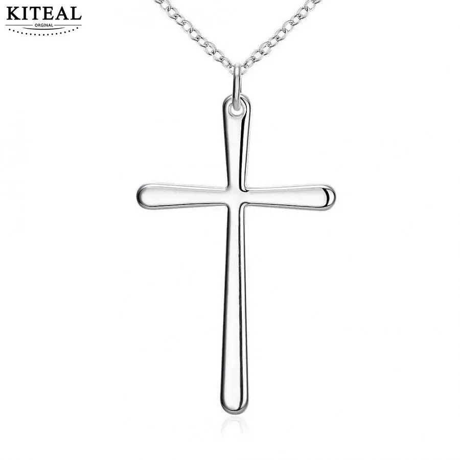 Летний стиль серебряные ожерелья и подвески длинная гладкая подвеска в виде