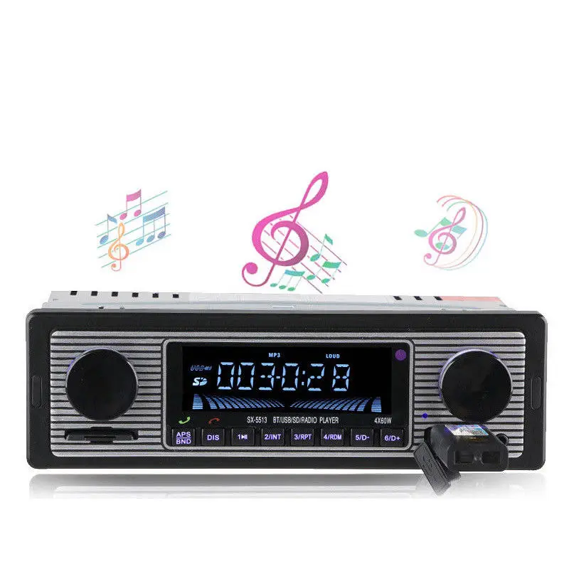 Bluetooth 5513 автомобильный аудио стерео fm радио плеер Радио MP3 Премиум Поддержка