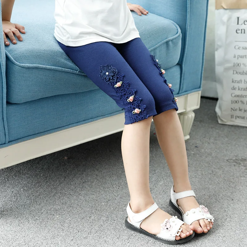 2021 модные летние леггинсы для маленьких девочек шорты до колена новая простая