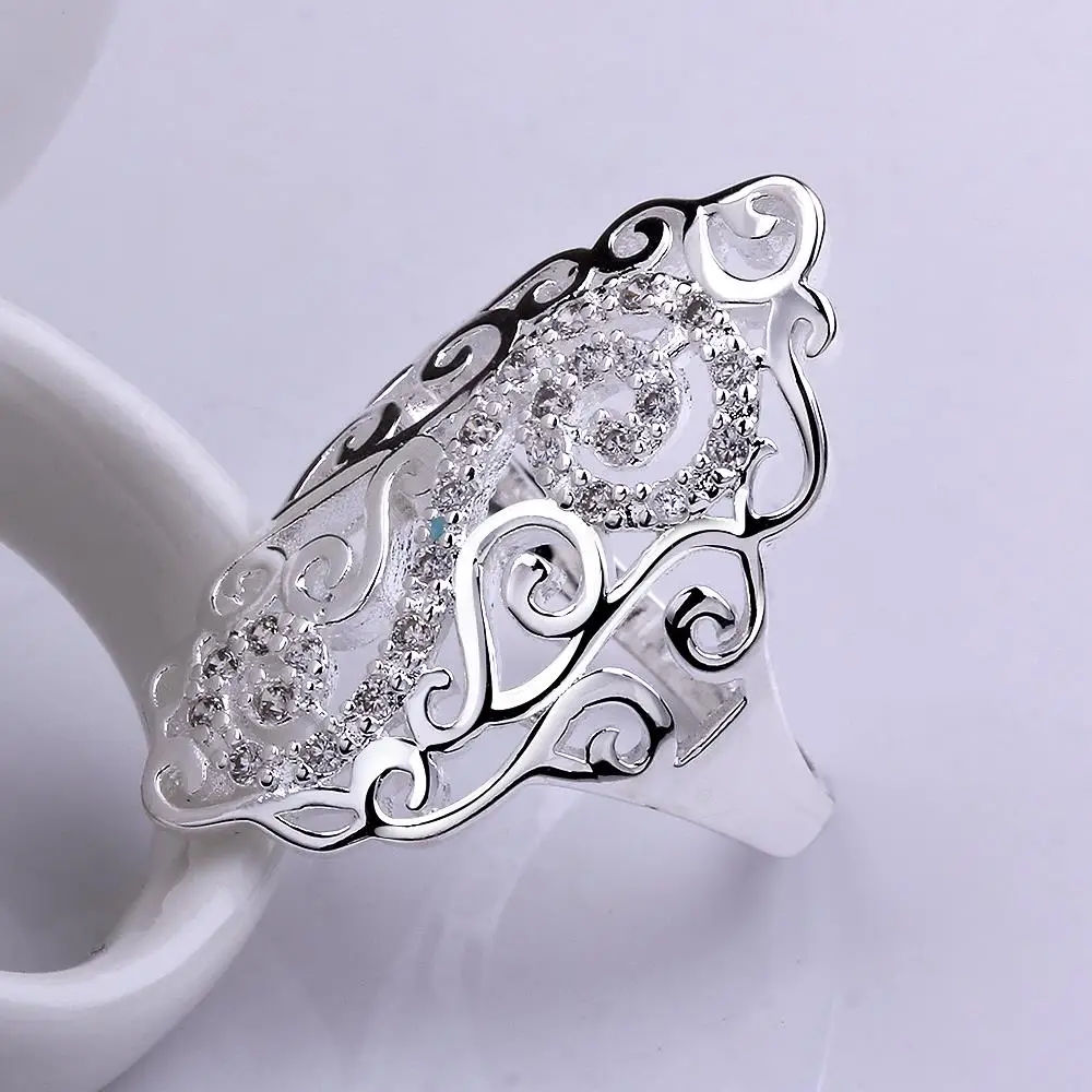 [YMW] R579-8 Silver-color new design finger ring for lady Men and women marry jewelry | Украшения и аксессуары