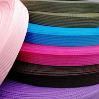 wholesale 20mm wide webbing 90 yards polypropylene for bags sewing belt strapping braided strap dog collars harness leads