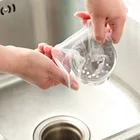 100 шт. канализационный фильтр для воды одноразовые Кухня раковина мешок-сито Душ раковина волос мусор сетчатый мешок для хранения для дома ресторана