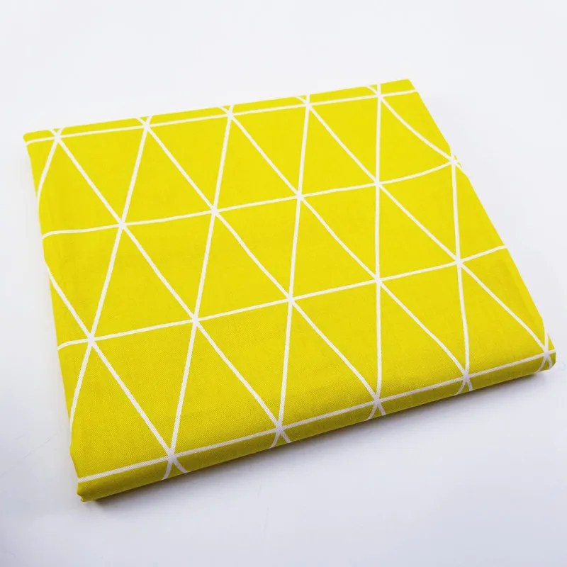 yellow Детский Стиль, милый Принт, хлопок, саржа, ткань, сделай сам, лоскутное шитье, лоскутное шитье, ремесло, ткань, домашний текстиль, материал для постельных принадлежностей, ткань - Цвет: yellow