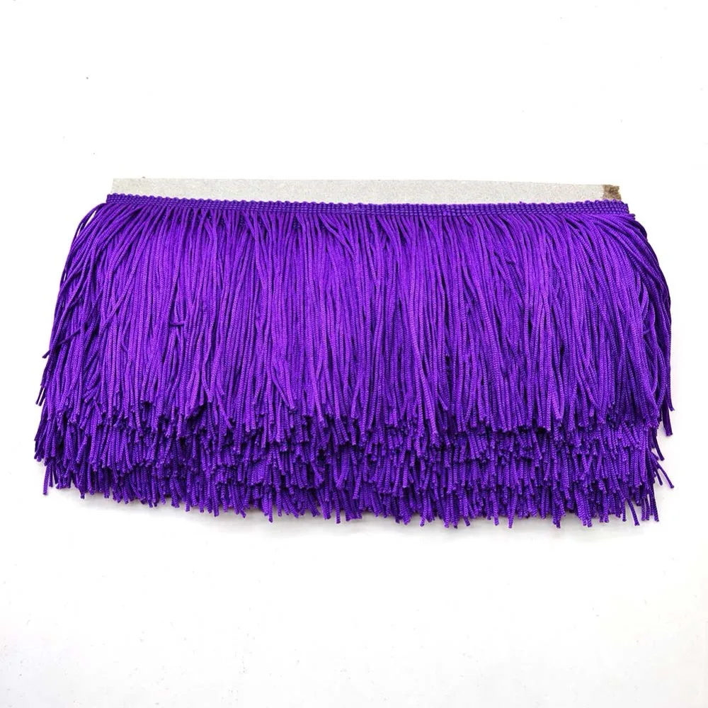 Красивый 1 ярдов Длина 10 см ширина кружева бахрома отделка кисточкой бахрома отделка для DIY латинское платье сценическая одежда аксессуары кружево