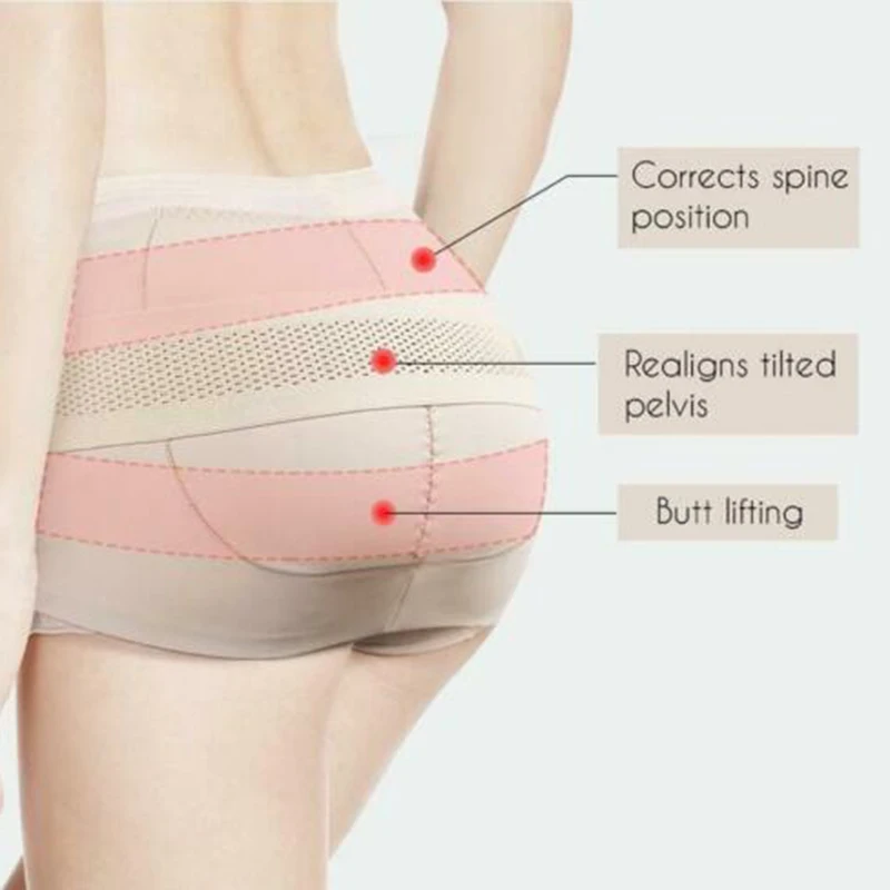 Недавно хип up таза Коррекция осанки пояс Поддержка лента дышащая Для женщин