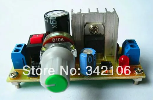 Бесплатная доставка! Модуль питания регулируемый модуль регулятора/LM317