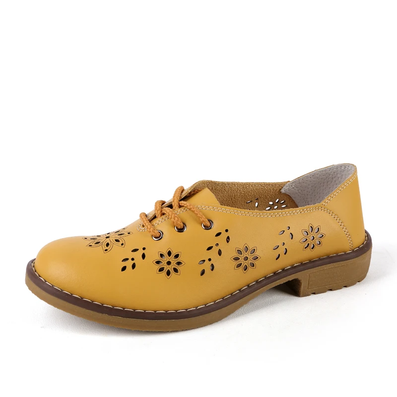 Женские туфли-оксфорды LEMAI из натуральной кожи на плоской подошве 2018 | Обувь