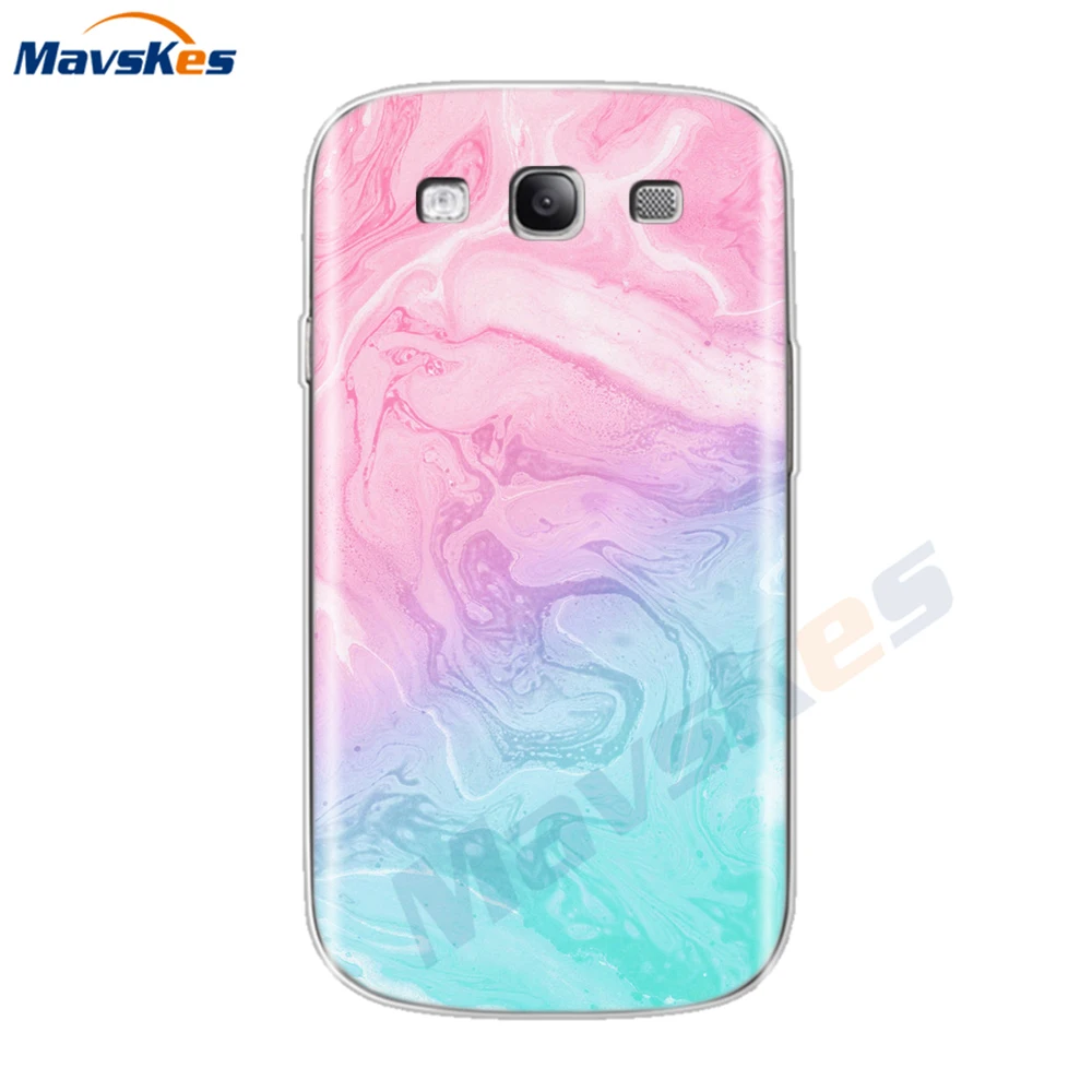 50 Задняя крышка для телефона, чехол для samsung Galaxy S3, Цветочный чехол для телефона для samsung Galaxy S3 Duos Neo S3 I9300, Мягкий ТПУ силиконовый чехол s - Цвет: 50