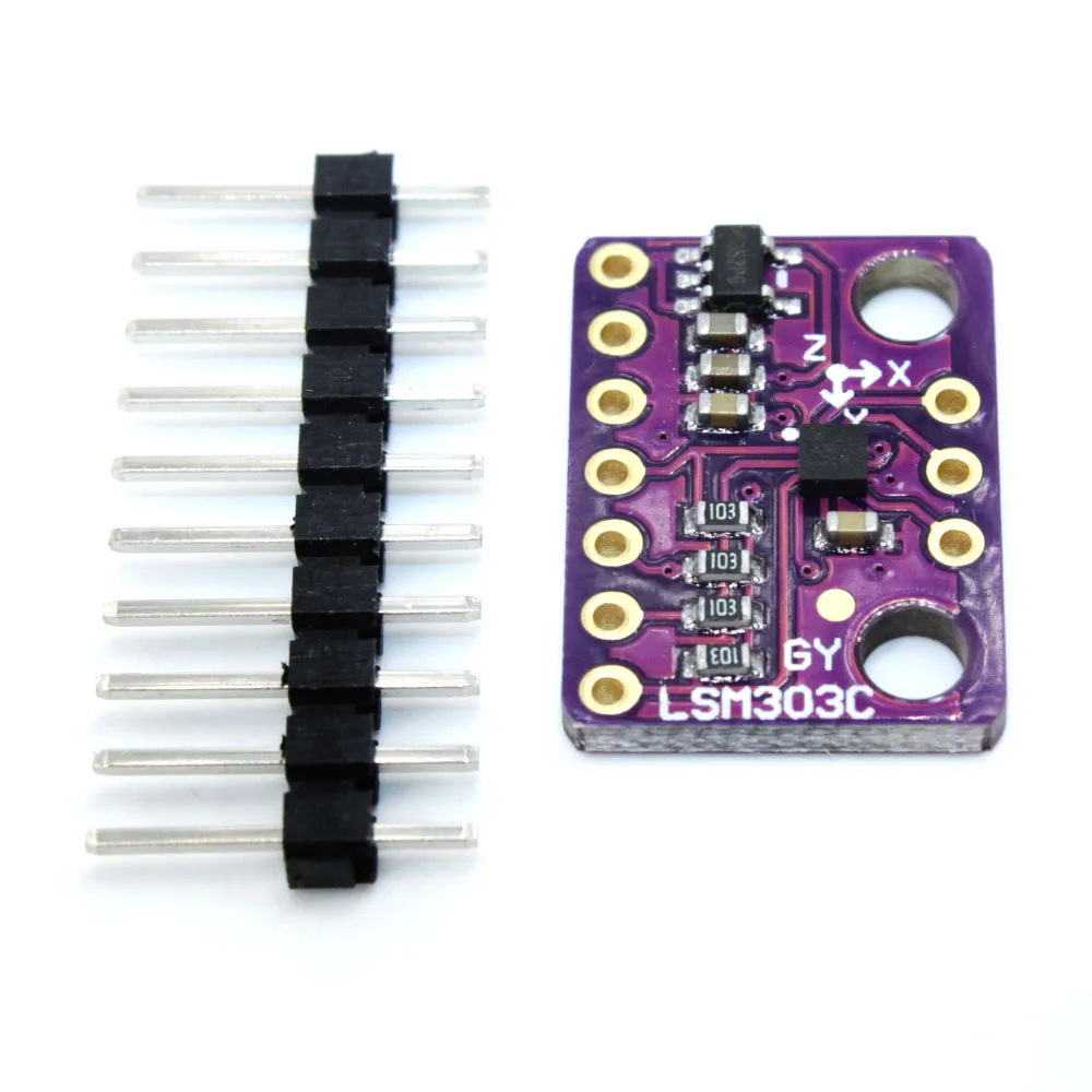 6 градусов свободы разрыва LIS3MDL магнитометр LSM303C GY модуль ускорения для Arduino|degree| |