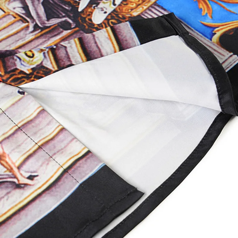 Хит продаж 2019 Весенняя Мужская рубашка с цифровым дворцовым принтом длинным